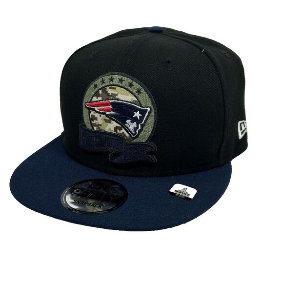 New Era 9Fifty New England Patriots Snapback Hat Salute To Service Military - Picture 1 of 10